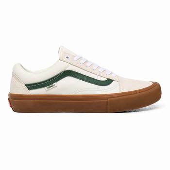 Vans Old Skool Pro - Miesten Skeittikengät - Syvä Vihreä